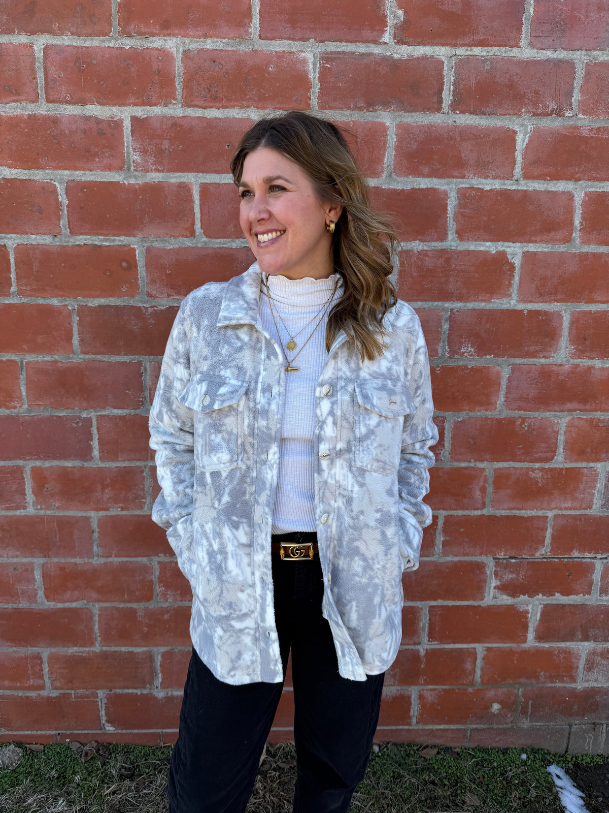 Thread & Supply Sante Fe Fleece Jacket - Forest Camo