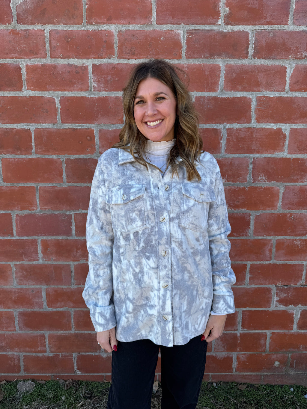 Thread & Supply Sante Fe Fleece Jacket - Forest Camo