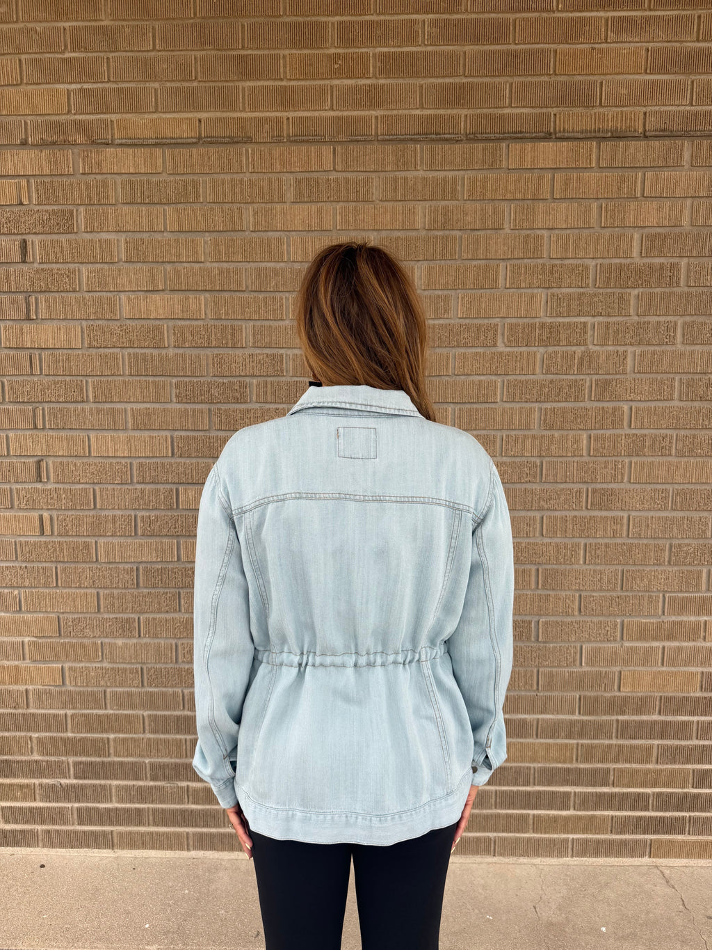 Campbell Drawstring Tencel Jacket - Mia Wash