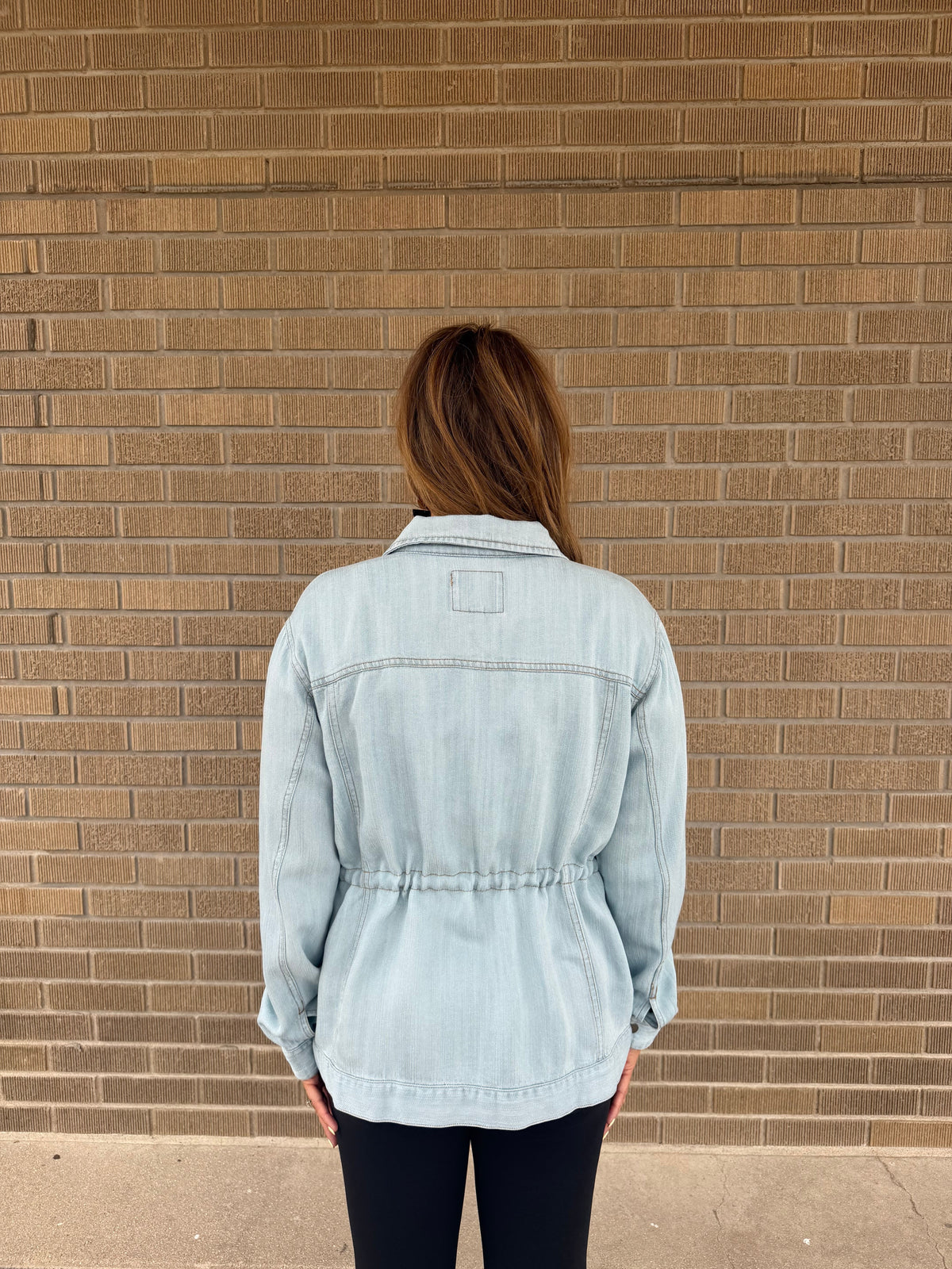 Campbell Drawstring Tencel Jacket - Mia Wash